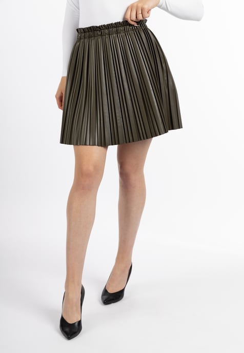 faina skirt faux leather dedica