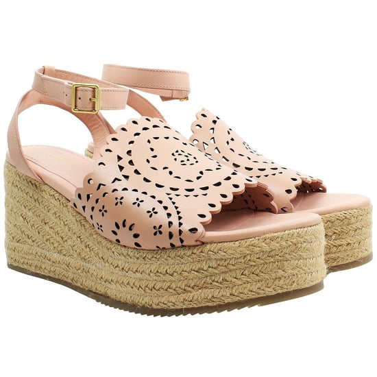 Twed Baker Pinky Laser Cut Womens Pink Wedges - Image 2