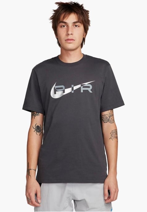 Nike Air Mens Graphic T Shirt in Charcoal - Image 1