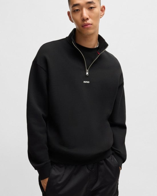 HUGO Durty244 Mens 1/4 Zip Sweatshirt - Image 1