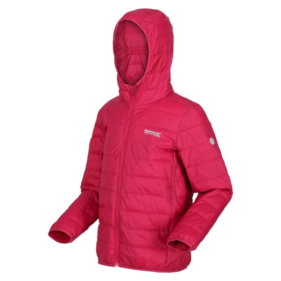 Regatta Childrens/Kids Hillpack Hooded Jacket (Berry Pink)