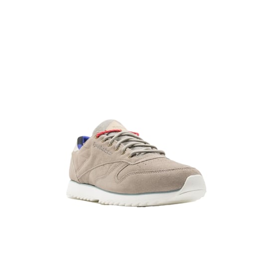 Reebok ZAP CL Outdoor Lace Up Beige Suede Leather Womens Trainers AQ9778