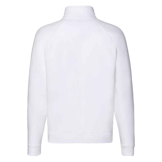 Fruit of the Loom Heren Premium Zip Neck Heather Sweatshirt (Wit) - Image 2