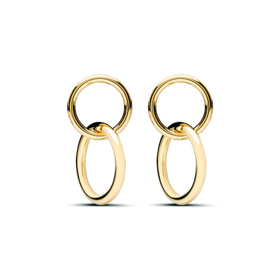 Luxenter rada earrings in 18 carat yellow gold finish
