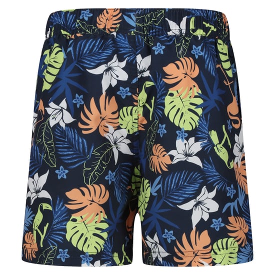 Regatta Childrens/Kids Skander II Tropical Swim Shorts (Navy)