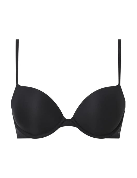 Calvin Klein Sheer Marquisette Push-Up Plunge Bra - Image 1