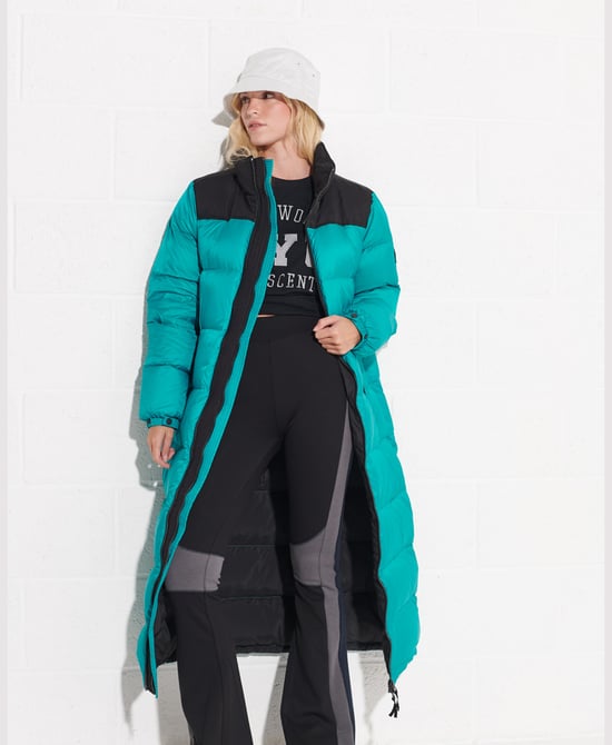 Superdry Code Longline Down Puffer Coat