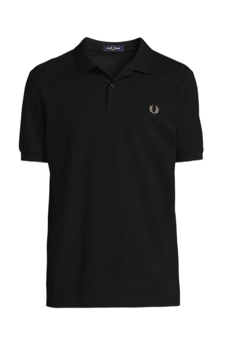 Fred Perry slim fit polo met logo black/chrome - Image 1