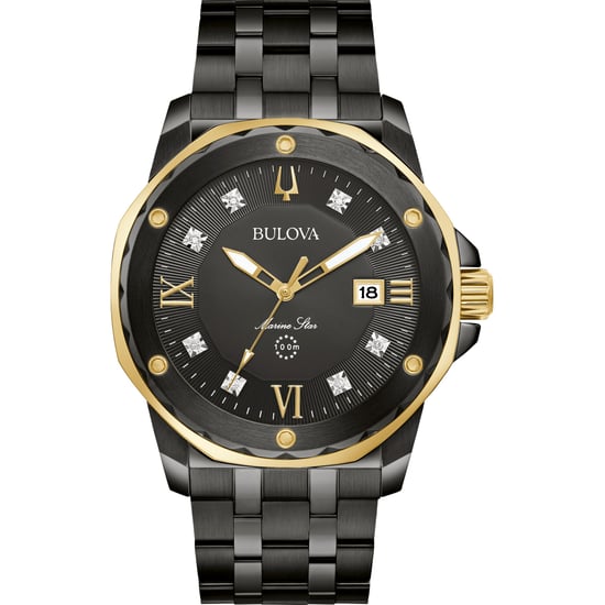 Bulova Marine Star Men's Black Watch 98D176 - Image 1