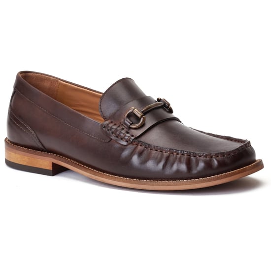 Base London Madison Leather Men's Burnt Tan Loafers - Image 1