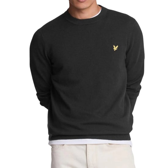 Lyle & Scott Crew Neck Gunmetal Grey Pull Over Jumper - Image 1