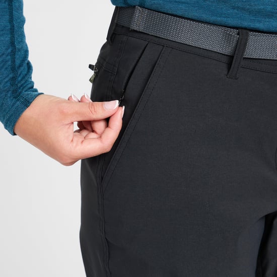 Brasher Women's Stretch Water Repellant Walking & Hiking Trousers with Built in Belt