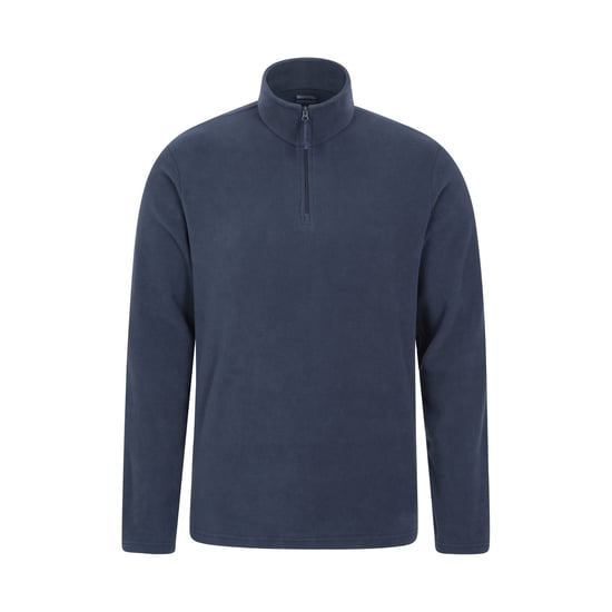 Mountain Warehouse Mens Camber II Half Zip Fleece Top (Navy) - Image 1