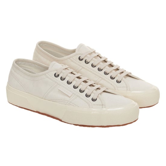 Superga Unisex Adult 2750 Herringbone Trainers (Beige Raw/Off White) - Image 3