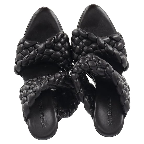 Bottega Veneta Intrecciato Slide Sandals in Brown Leather - Image 3