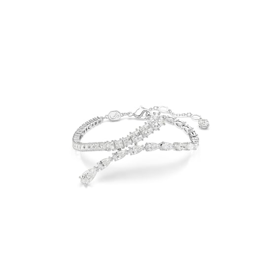 Swarovski 'Matrix' Dames Armband van Basismetalen - Zilver 5693154 - Image 1