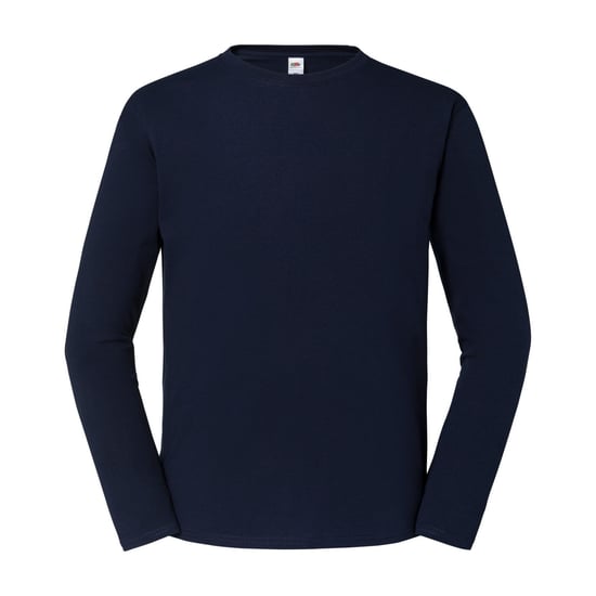 Fruit of the Loom Unisex volwassen T-shirt met lange mouwen Iconic 195 (Deep Navy) - Image 1