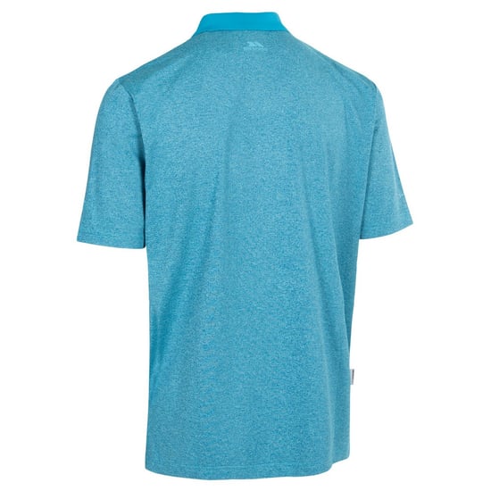 Trespass Mens Gedding Polo Shirt (Pond Blue Marl)