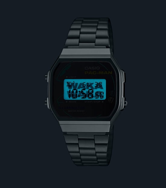 Casio Casio Collection Vintage Pac-man 45th Anniversary Men's Silver Watch A168WEPC-7AER - Image 5