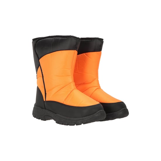 Mountain Warehouse Kinderen/Kinderen Caribou Adaptieve Gestreepte Snowboots (Oranje) - Image 6