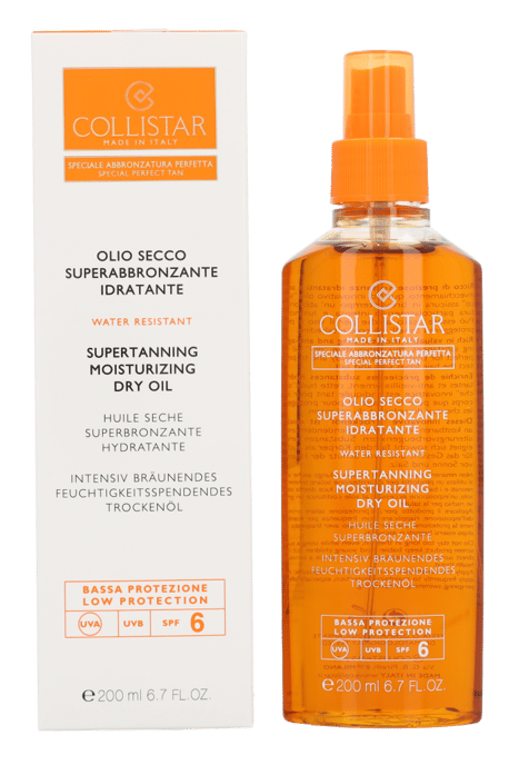 Collistar Supertanning Moisturizing Dry Oil SPF6 200ml. - Image 4