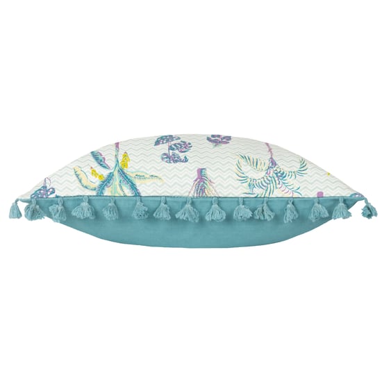 furn. Chamae Floral Tasselled Cushion Cover - Image 3