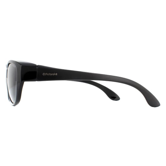Polaroid Suncovers Wrap Mens Black Grey Polarized Sunglasses