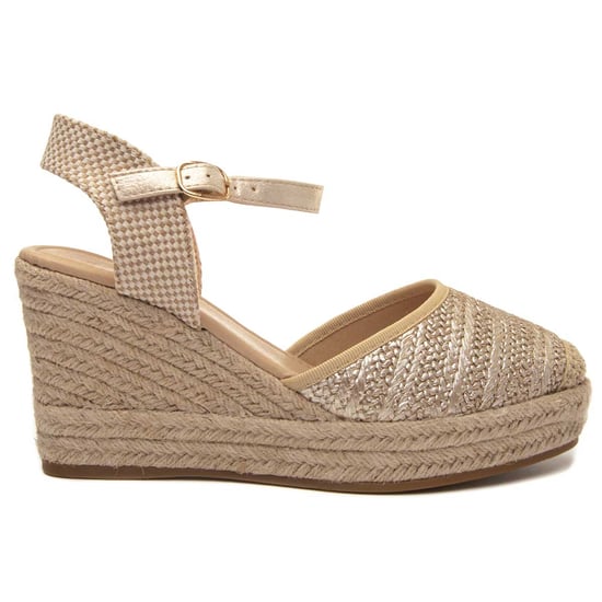 Confortable wedge sandal Montevita in Gold