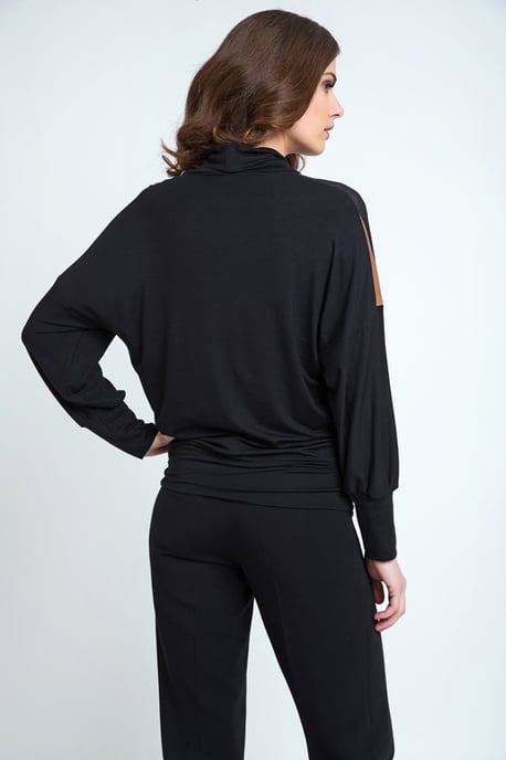 Geometric Print Batwing Top
