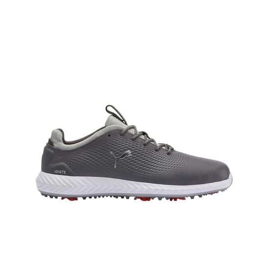 PUMA Power Adapt 2.0 Golf Lace-Up Grå Smooth Leather Herrskor 190581 03 - Image 1