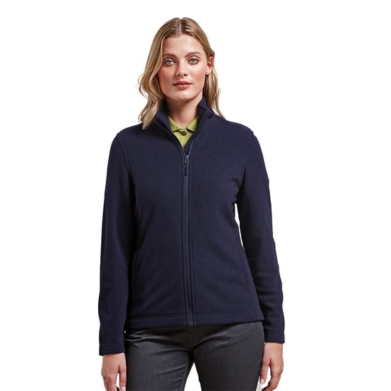 Premier Dames/Dames Recyclight Full Zip Fleecejack (Marine) - Image 4