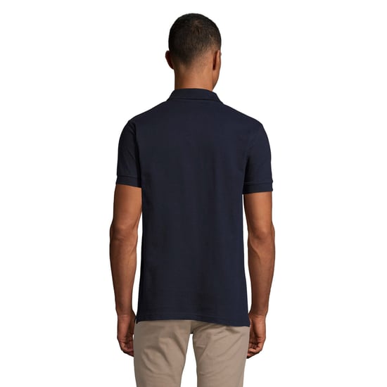 SOLS Heren Portland Poloshirt (Frans marine/grijs) - Image 2