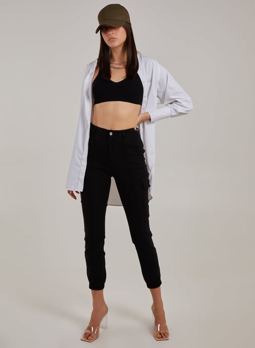 Utility Stretch Cargo Trousers