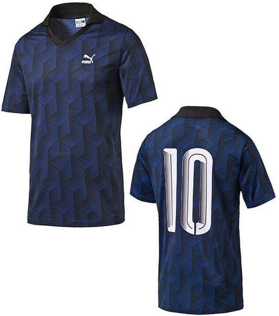 Puma Football Blue T-Shirt - Mens