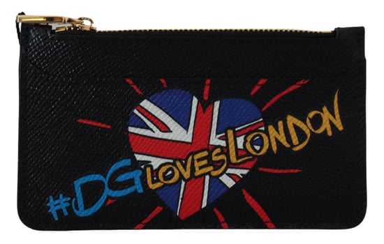 Dolce & Gabbana Elegant Leather Coin Wallet with Zip Women's Closure - Image 1