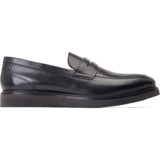 Base London Sid Leren Herenpantoffels Zwart - Image 5