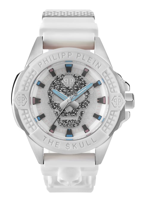 Philipp Plein The $kull Unisex's White Watch PWAAA1521