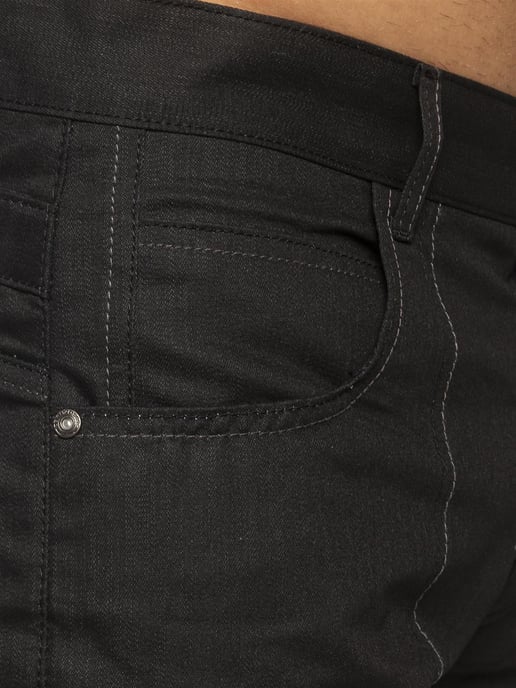 Enzo | Combat Denim Jeans för herrar - Svart - Image 5