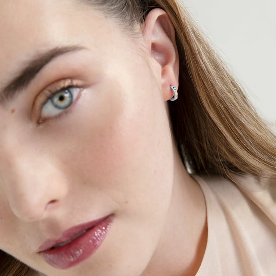 Luxenter leofcar örhängen i 925 sterling silver och flerfärgade rodiumpläterade zirkoner - Image 3