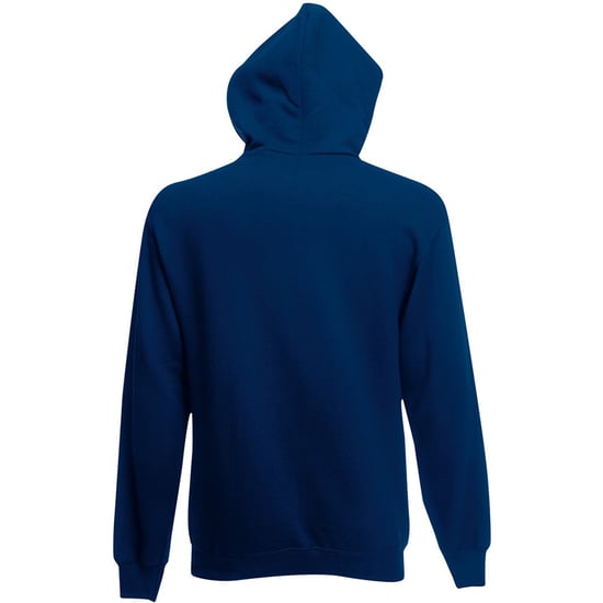 Fruit Of The Loom Mens Hooded Sweatshirt / Hoodie (Navy) - Image 2