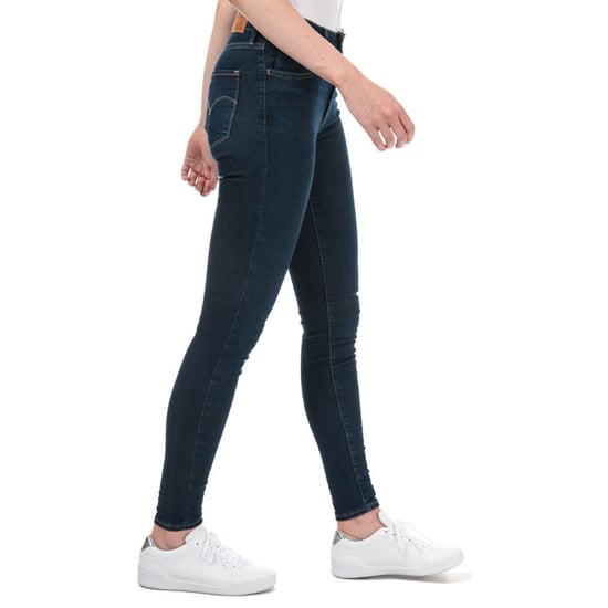 Women's Levis 720 High Rise Super Skinny Jeans in Dark Blue