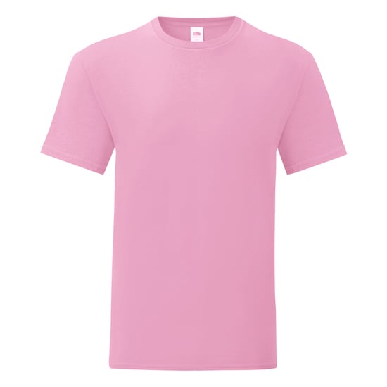 Fruit Of The Loom Heren Iconisch T-shirt (Poederroos) - Image 1
