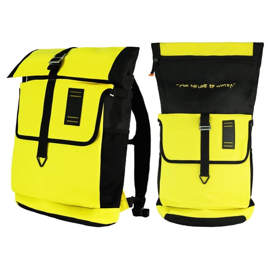 Puma x Central Saint Martin Unisex Yellow Rolltop Backpack - Image 3