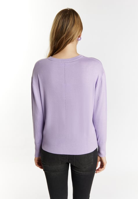 Mymo Gebreide trui Dames violet - Image 4