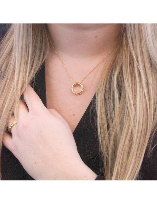 Joy-hänge - guld och kristall - Image 2
