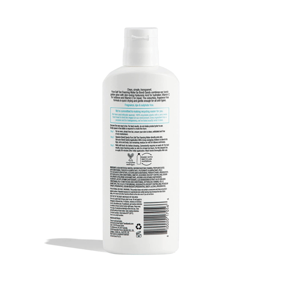 Bondi Sands Pure Self Tan Foaming Water Dark - 200ml