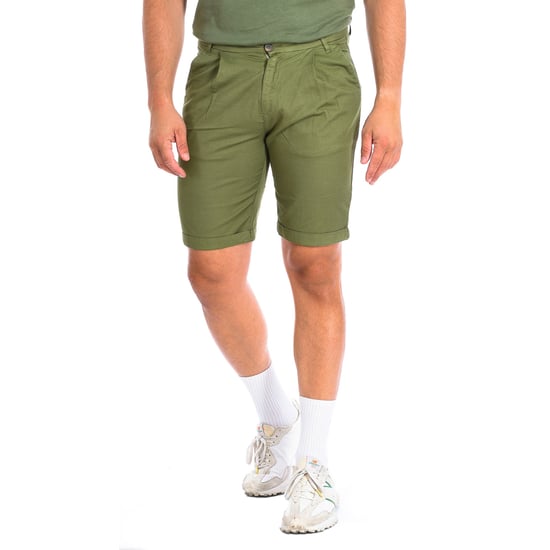 Men's Bermuda shorts with straight cut hem TMB004-TL121