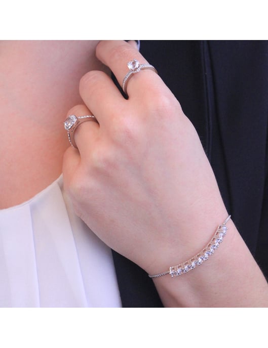 Elise Ring - Silver och kristall - Image 6