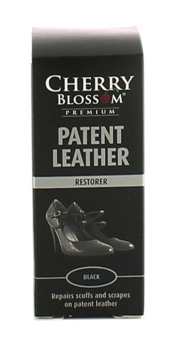Cherry Blossom Patent Restorer Shoe Care black