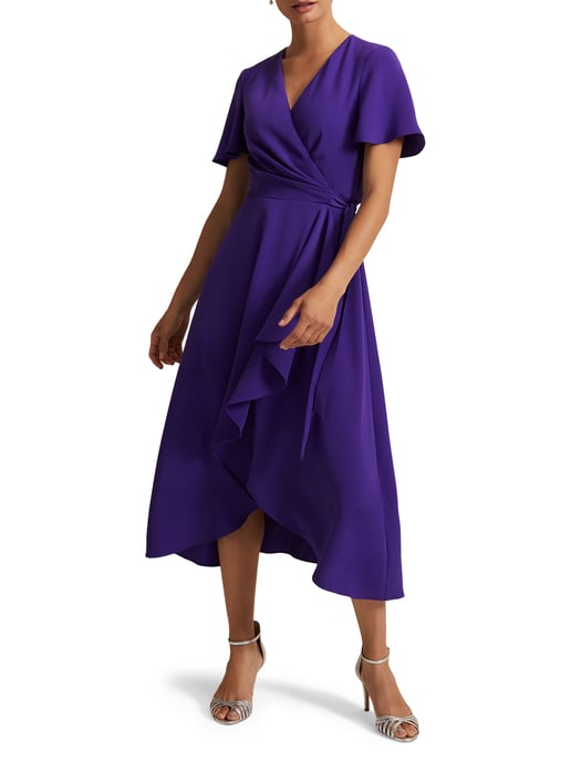 Julissa Purple Wrap Dress